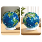 3D Globe Puzzle - 60 Piece Spherical Jigsaw , PVC Earth Model for Education and Home Decor