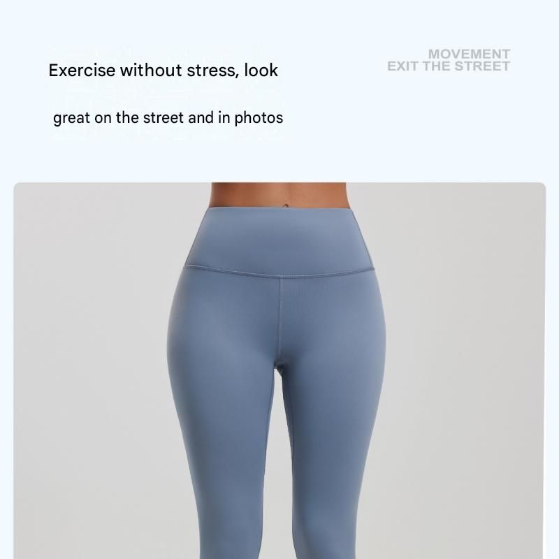 Winter Fitness Bundle - Blue M size Women's High Waist 3/4 Yoga Leggings with Peach Hip Lift and Black Waterproof Sports Waist Bag with Bottle Holder for Running Gym and Outdoor Activities