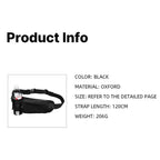 Winter Fitness Bundle - Blue XL size Women's High Waist 3/4 Yoga Leggings with Peach Hip Lift and Black Waterproof Sports Waist Bag with Bottle Holder for Running Gym and Outdoor Activities