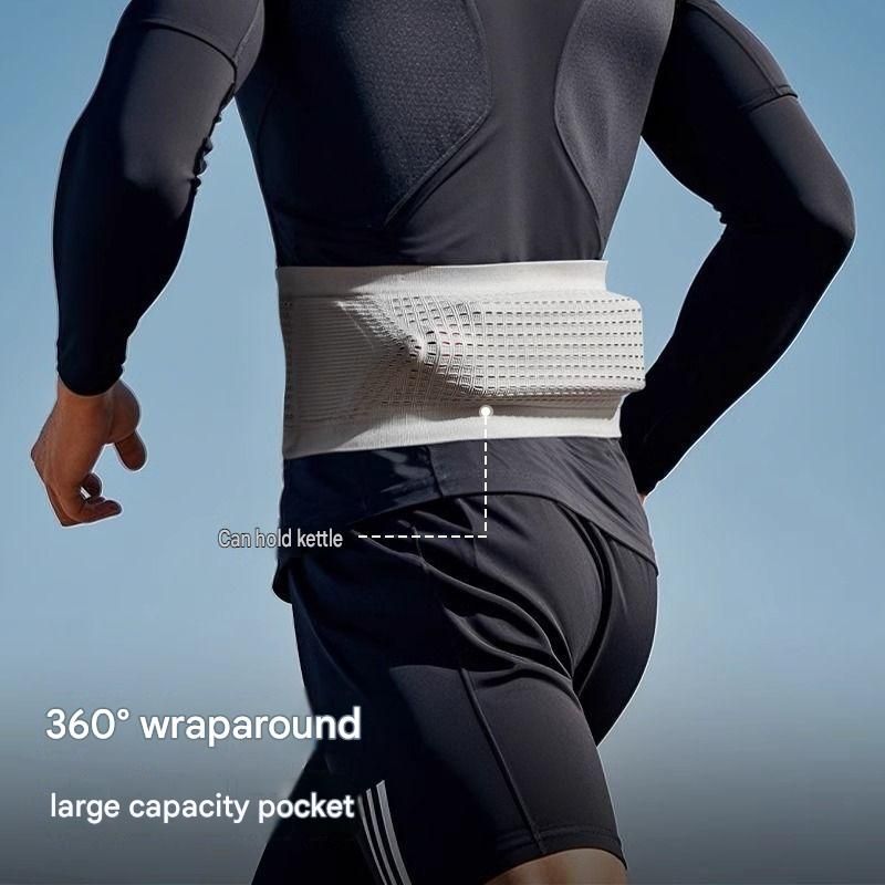 Comfortable Outdoor Sports Set-Black S Size Running Waist Belt and Black S Size High-Waisted Yoga Leggings  - Breathable Spandex Blend, Side Pockets for Phone and Keys, Lightweight Fitness Gear for Running and Gym