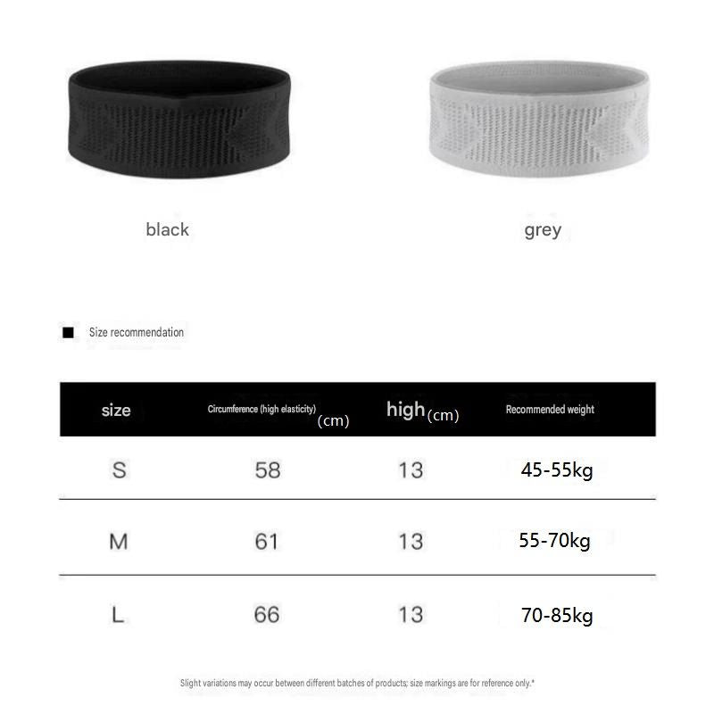 Comfortable Outdoor Sports Set-Grey L Size Running Waist Belt and Grey L Size High-Waisted Yoga Leggings  - Breathable Spandex Blend, Side Pockets for Phone and Keys, Lightweight Fitness Gear for Running and Gym