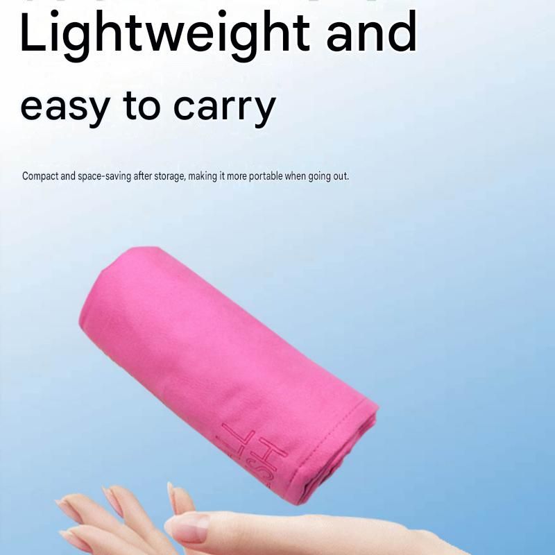 2 Piece Light Blue Microfiber Sports Towel Set -  152*76cm and 80*40cm Quick Dry Gym Towels, Ultra Absorbent Sweat Towel for Fitness Running Swimming, Lightweight Travel Friendly