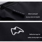 Dry and Breathable Sports combination-Black Running Waist Belt and Black 152*76cm and 80*40cm Microfiber Sports Towel Set - Waterproof Nylon Belt with Reflective Strips, Quick Dry Gym Towels for Fitness Running Swimming