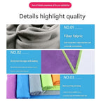 Dry and Breathable Sports combination-Blue Running Waist Belt and Blue 152*76cm and 80*40cm Microfiber Sports Towel Set - Waterproof Nylon Belt with Reflective Strips, Quick Dry Gym Towels for Fitness Running Swimming
