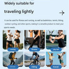 Black Running Waist Belt - High Stretch Nylon Sports Fanny Pack with Reflective Strips, Lightweight Waterproof Phone Holder for Gym, Jogging and Outdoor Fitness