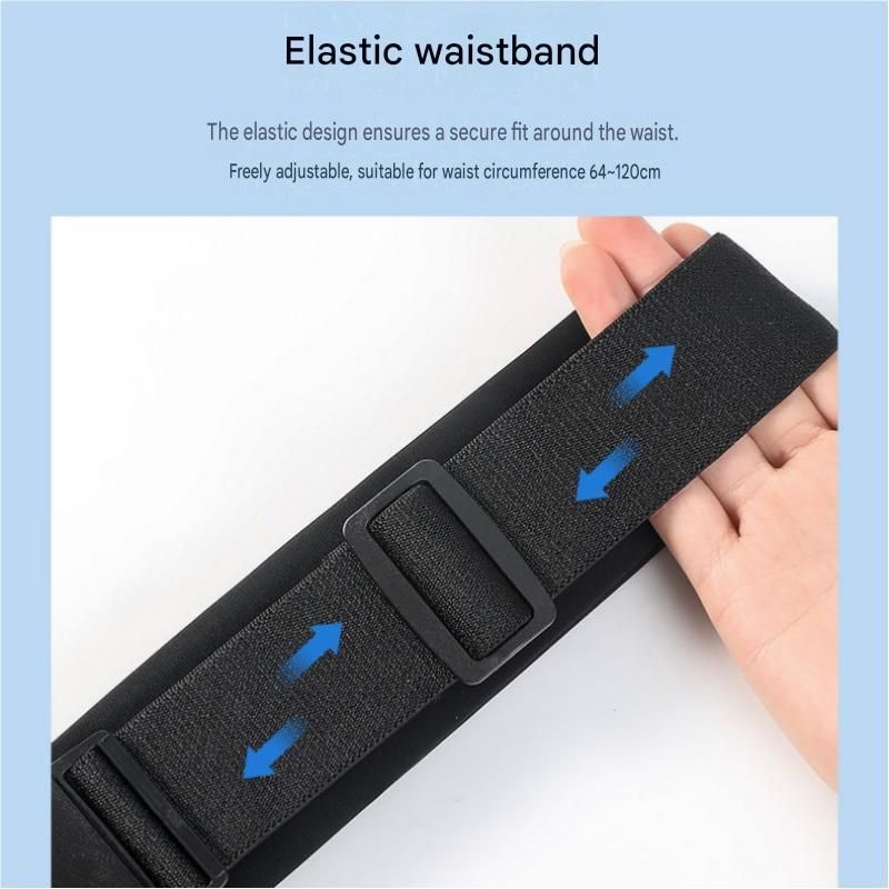 Outdoor Sports Combo Set - Green Microfiber Quick Dry Cooling Towel and Orange Lightweight Running Waist Belt with Reflective Strips, Portable Gym Accessories for Fitness and Travel Suitable for sports; keeps hands free and makes wiping away sweat conveni