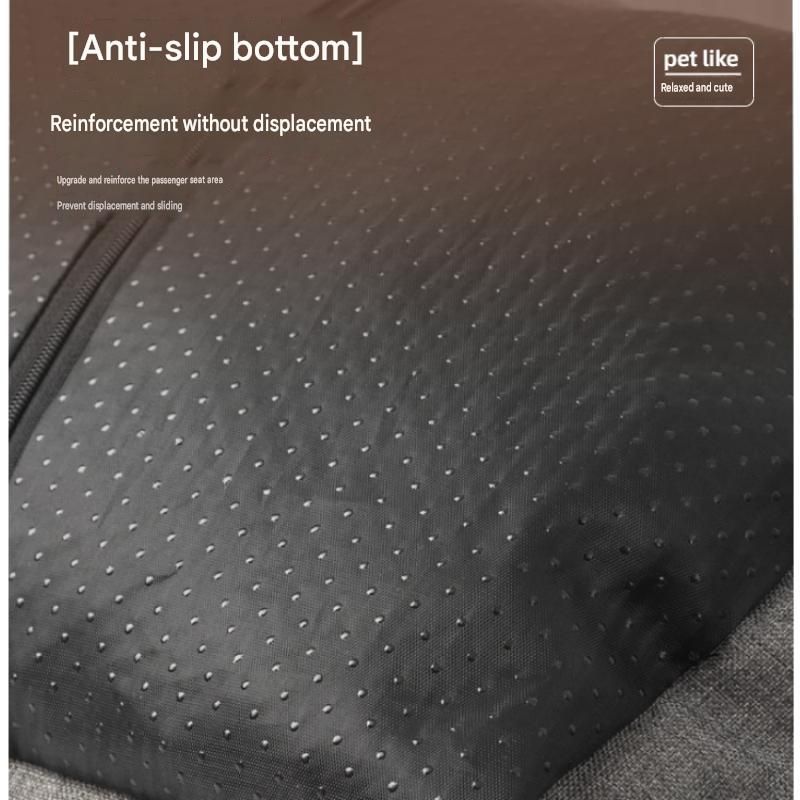 Grey S Size 40x30cm Car pet bed -Oxford Linen Removable Washable Non-Slip Sofa Bed for Small Dogs Cats Indoor Travel Use