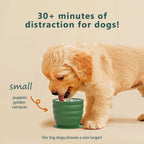 Silicone Slow Feeder Dog Bowl - Yellow 11.9*11.9*9.05cm Anti-Gulp Pet Bowl with Suction Base, Easy Clean Anti-Tip Design for Dogs and Cats