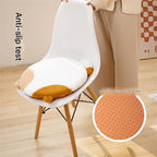 40cm Round Cat-Themed Seat Cushion (White Cat with Black Tail) — Slow-Rebound Memory Foam, Soft Plush, Washable — Ideal for Office Chairs, Bedrooms, Dorms, and Reading Nooks