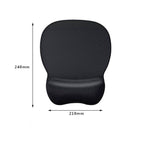 Gray silicone wrist rest with 20-in-1 electronics cleaning kit - portable multi-functional brush set, ergonomic mouse pad, suitable for office and travel.
