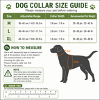 Black Tactical Dog Collar for Large Dogs (M size)- Wide Padded Nylon Collar with Quick Release Metal Buckle, Control Handle and D-Ring for Walking and Training