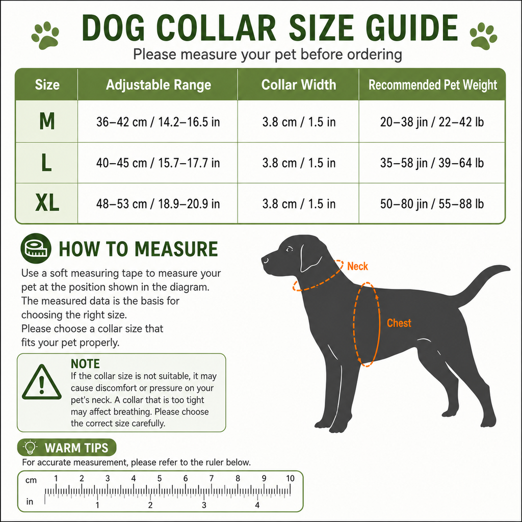 Black Tactical Dog Collar for Large Dogs (L size)- Wide Padded Nylon Collar with Quick Release Metal Buckle, Control Handle and D-Ring for Walking and Training