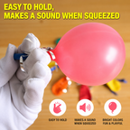200 Piece Party Whistle and Blowout Set - 100 Whistle Balloons and 100 Party Blowers, Colourful Party Favors for Birthday Parties, Celebrations, Games and Loot Bags