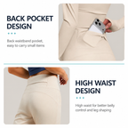 Women's High Waisted Straight Leg Yoga Pants (XXL size)- White Loose Fit Activewear with Back Waist Pocket for Pilates, Yoga, Gym, Walking and Everyday Lounge Wear