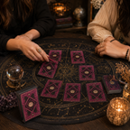 Rose Red Sun Paper Box Tarot Cards Waterproof PVC Plastic 78 Card Tarot Deck, Classic Divination Oracle Cards, Durable Shuffle Friendly Mystic Reading Cards Gift for Beginners and Collectors