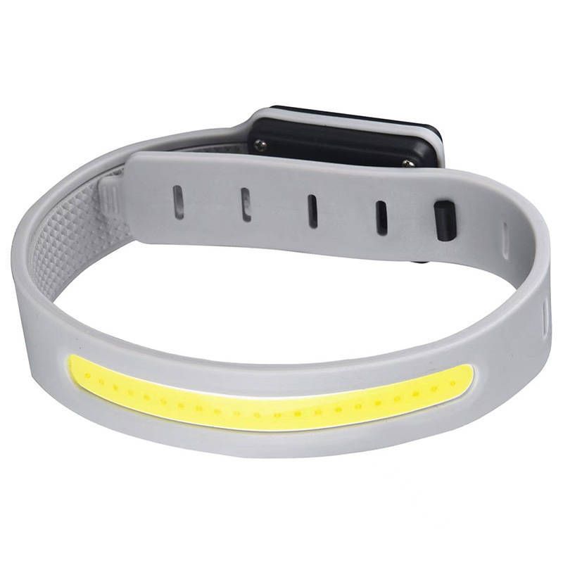 Black Running Belt and 2 Pack LED Wrist Light Set Outdoor Sports Waist Bag with Water Bottle Holder Reflective Running Belt and Rechargeable Safety Wrist Lights for Night Running Hiking Cycling Fitness