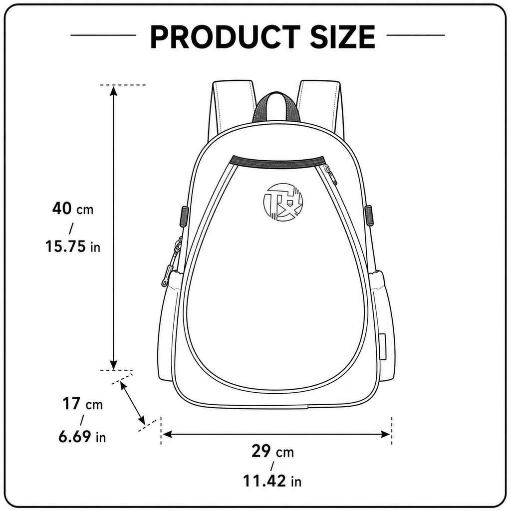 Khaki Sports Racket Backpack - Lightweight Casual Travel Bag with Separate Racket Compartment, Shoe Compartment, Bottle Pocket for Tennis, Badminton, Gym and Outdoor Use