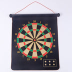 17 Inch Magnetic Dart Board Set -  50 x 42  cm, 3 mm Thick Target with 6 Darts, Compact Indoor Family Game for Home, Parties and Travel