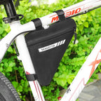 Black Bicycle Frame Bag - Triangular Storage Bag for Cycling, Outdoor Rides and Daily Commuting