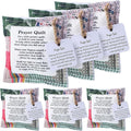 6-Piece Pocket Prayer Quilts with Cross Inside (Style 2) - Mini Cloth and Cotton Cross Keepsakes, Compact Christian Encouragement Gifts for Church, Easter, Weddings and Care Visits