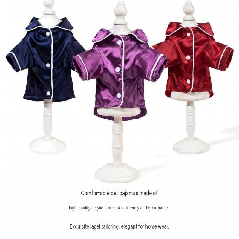 Blue Pet Pyjamas XS Size- Lightweight Acrylic Dog and Cat Sleepwear, Compact Indoor Loungewear for Small Pets, Spring and Summer Pet Clothing