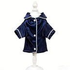 Blue Pet Pyjamas L Size- Lightweight Acrylic Dog and Cat Sleepwear, Compact Indoor Loungewear for Small Pets, Spring and Summer Pet Clothing