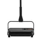 Carpet Sweeper, 200 mm Sweeping Paths, Floor Sweeper Manual Non Electric, 300 ml Dustbin Capacity with Comb for Home Office Rugs Hardwood Surfaces Wood Floors Laminate, Cleans Dust Pet Hair