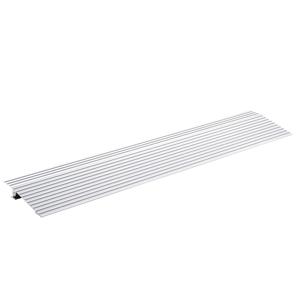 Door Threshold Ramp, 1" Rise, 800 lbs Load Capacity, Door Ramp for Wheelchairs, Aluminum Threshold Ramp for Doorways, Adjustable Modular Threshold Ramp for Wheelchairs, Scooters, Power Chairs
