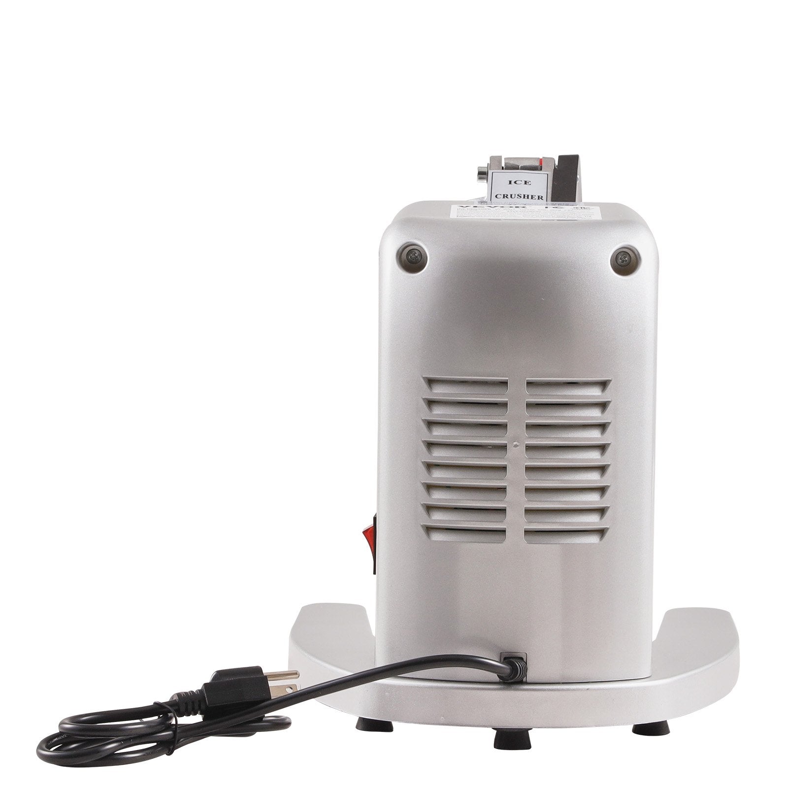 Ice Crushers Machine, 220lbs Per Hour Electric Snow Cone Maker with 4 Blades, 300W Electric Ice Crusher with Cover and Bowl for Home and Commercial Use, Silver