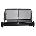 26.7 cm Tow Behind Lawn Sweeper, 26 cu.ft. Large Yard Sweeper, Adjustable Sweeping Height, Heavy Duty Leaf & Grass Collector with Dumping Rope, Pull Behind Sweepers for Debris Grass Clippings