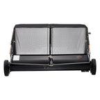26.7 cm Tow Behind Lawn Sweeper, 26 cu.ft. Large Yard Sweeper, Adjustable Sweeping Height, Heavy Duty Leaf & Grass Collector with Dumping Rope, Pull Behind Sweepers for Debris Grass Clippings