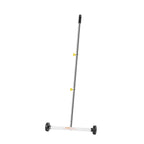 Magnetic Sweeper with Wheels, 43 cm, 4.5 kg Load Capacity, Lightweight Magnetic Pickup Sweeper with Adjustable Handle, Pick Up Nails and Screws, Easy Cleanup for Garages, Roofing Projects