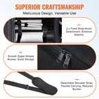 Telescope Case, 560 mm, Telescope Storage Bag with Fixed Buckles, Multi-Pocket & Detachable Divider for Telescope, Shock-Absorbent Telescope Carrying Case to Easily Secure Optical Tube & Tripod
