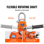 Magnetic Lifter, 100 kg/220 lbs Pulling Capacity, 2.5 Safety Factor, Neodymium & Steel, Lifting Magnet with Release, Permanent Lift Magnets, Heavy Duty Magnet for Hoist, Shop Crane, Block, Board