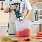 Commercial Immersion Blender, 750W 12" Heavy Duty Hand Mixer, Variable Speed Kitchen Stick Mixer with 304 Stainless Steel Blade, Multi-Purpose Portable Mixer for Soup, Smoothie, Puree, Baby Food