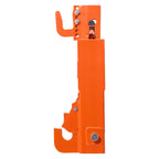 3-Point Quick Hitch with 2 in Receiver, 3000 Lbs Lift Capacity, 3-Pt Hitch with 5 Level Adjustable Bolt, Adaptation to Category 1 & 2 Tractor, Heavy Duty 3 Point Attachments, Orange