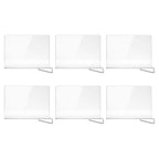 Artiss 6 Pack Closet Organizers and Storage Clear Shelf Dividers