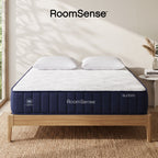 RoomSense Queen 30cm Medium Firm Latex Mattress Bundle with 2 Pillows
